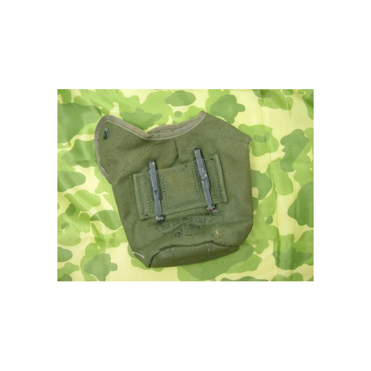 Housse de gourde coton bordée Nylon 1969 état neuve US Vietnam