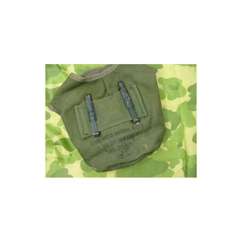 Housse de gourde coton bordée Nylon  etat neuve