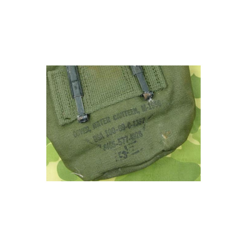 Housse de gourde coton bordée Nylon  etat neuve