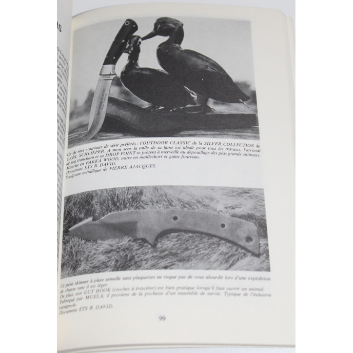 Livre Les couteaux de chasse de F. Chaptal 