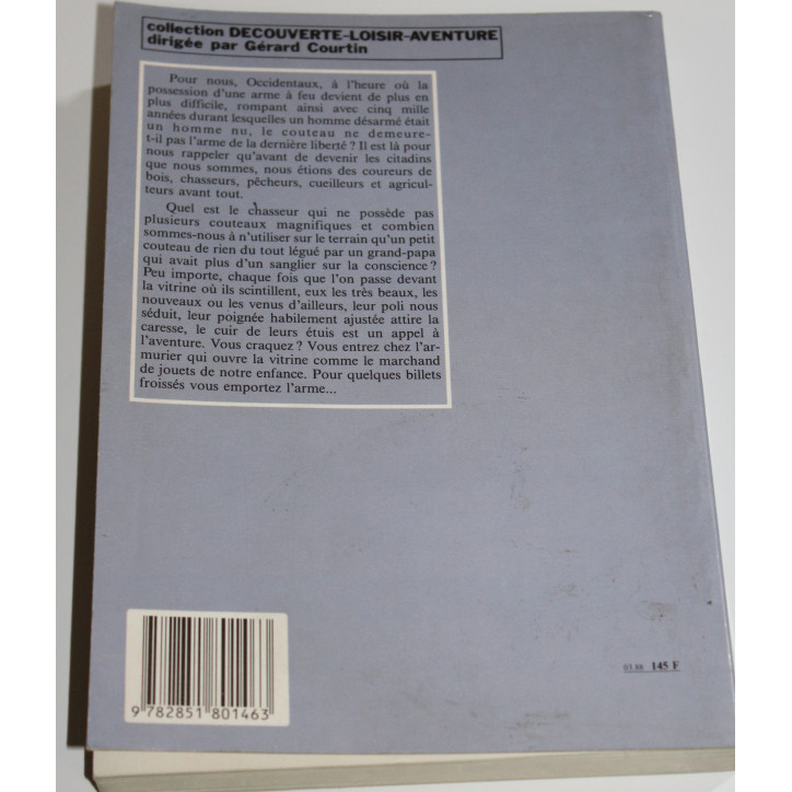 Livre Les couteaux de chasse de F. Chaptal 
