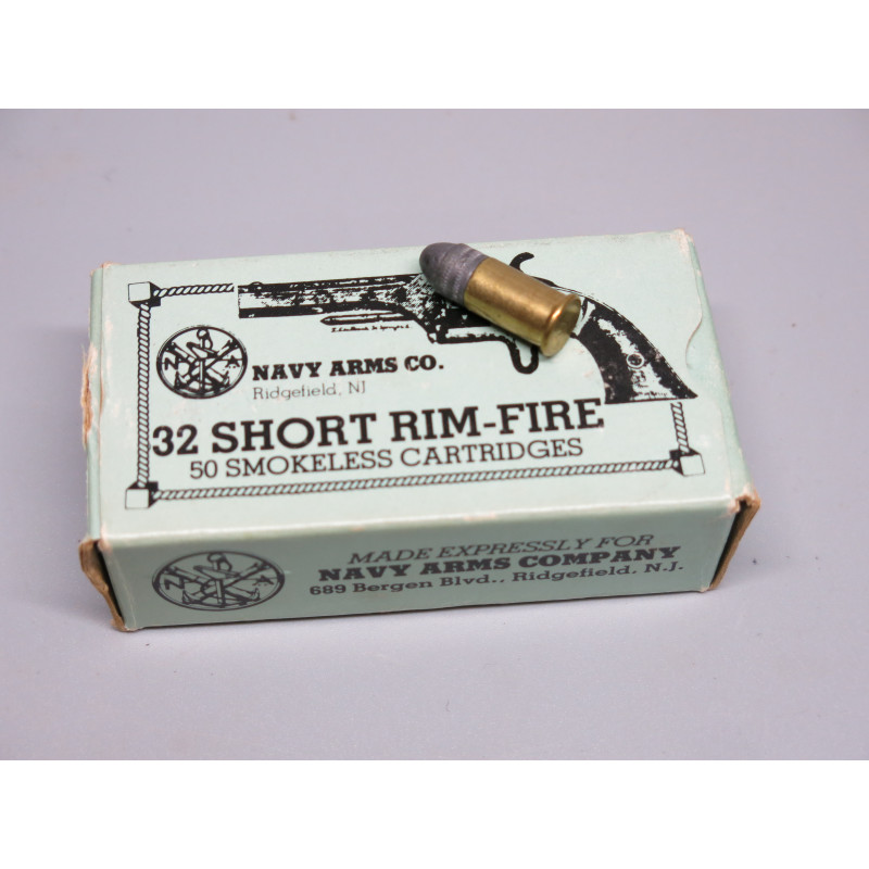 Boite de 46 cartouches 32 short Rim Fire annulaire categorie B 