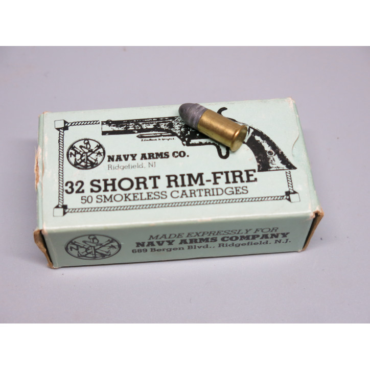 Boite de 46 cartouches 32 short Rim Fire annulaire categorie B 