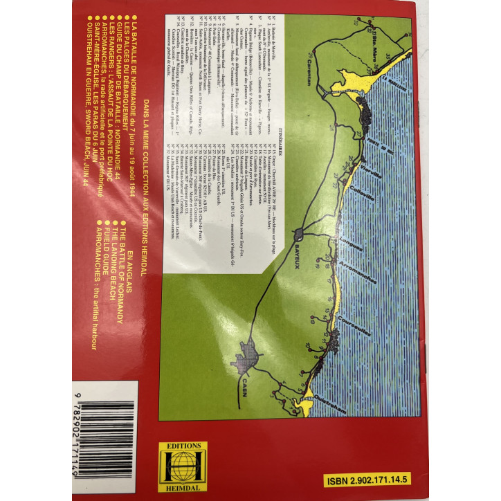 Livre Les plages du Débarquement - Collection Guides Normandie 44 - JP. Benamou