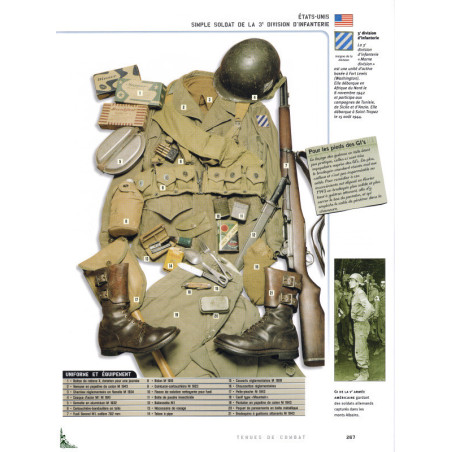 Album Tenues de combat, objets, opérations de la seconde guerre mondiale - D. Truffaut et M. de Fromont