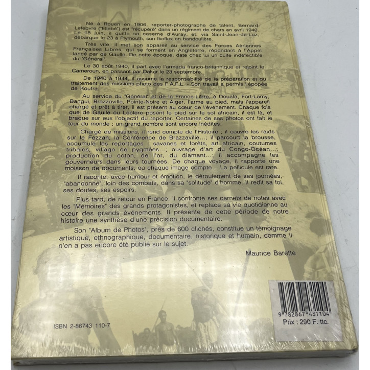 Album Avec De Gaulle en Afrique de Bernard Lefebvre