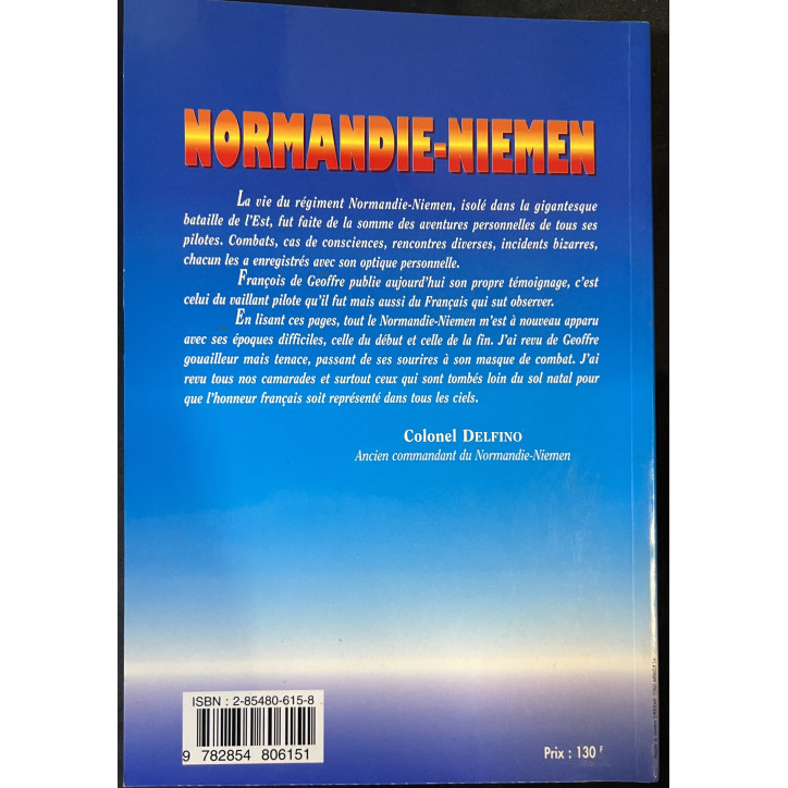 Livre Normandie - Niemen de François de Geoffre
