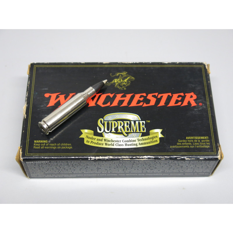 Boite de 20 cartouches calibre 7-08 Winchester 140gr Ballistic silvertip 
