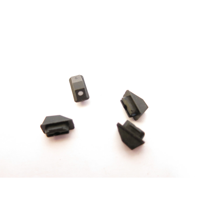 Guidon pistolet Walther 99 point blanc 