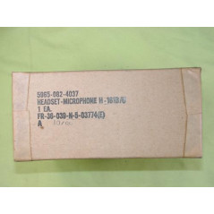 Kit ecouteurs US Radio  PRC 25 1966 dans sa boite daté 1966 