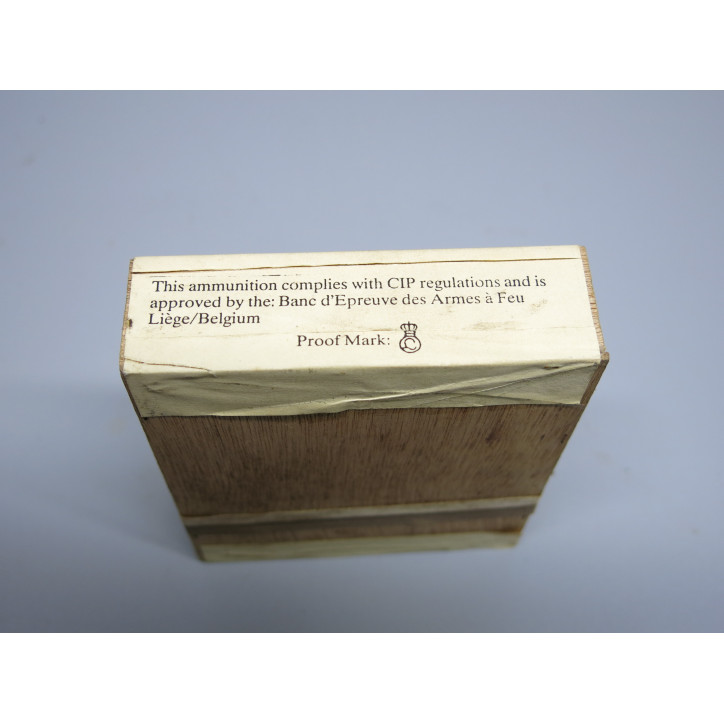 Boite bois vide cartouche 600 Nitro HWM box 216 