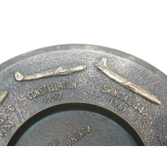 Cendrier en bronze US anniversaire of airfreight 1945 -1968  ref 44