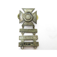 Badge qualification Sharpshooter argent US Army ref 190 bo 4