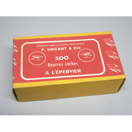 Boite pleine de 500 bourres seches HACART 