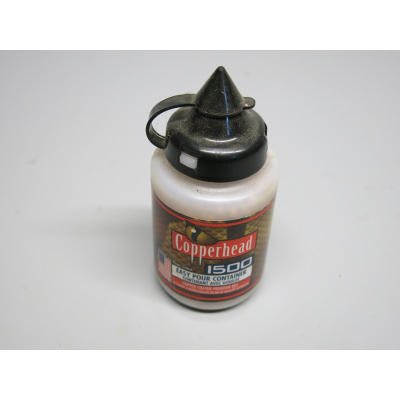 1500 billes d'acier cuivré Copperhead 4.5 mm 
