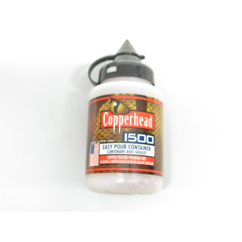 1500 billes d'acier cuivré Copperhead 4.5 mm 