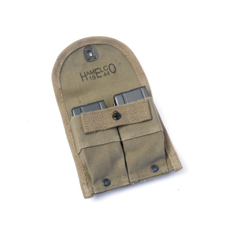Porte chargeur toile USM1 pour ceinturon avec 2 chargeurs 10 coups neutralisés Porte chargeur toile USM1 pour ceinturon avec 2 chargeurs 10 coups neutralisés