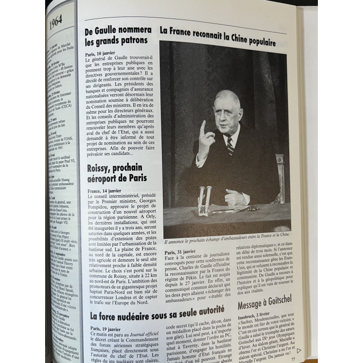 Album Charles de Gaulle des Coll. Chroniques de l'histoire