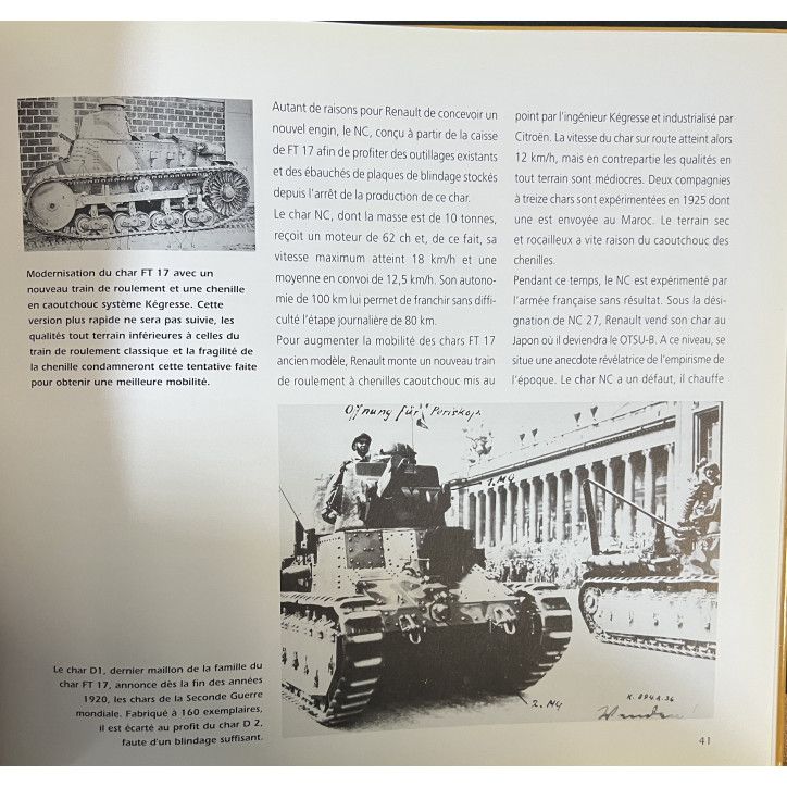 Livre Engins blindés Français : cent ans d'histoire de Stéphane Ferrard