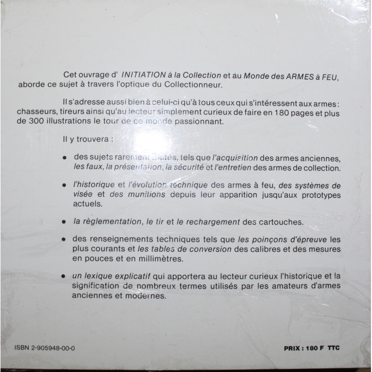 Livre collectionnons les armes de Michel Encausse