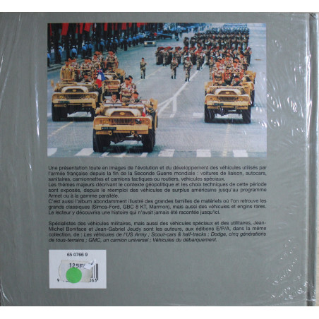 Livre Véhicule militaires français de 1945 à nos jours de J.-G. Jeudy & J.-M. Boniface