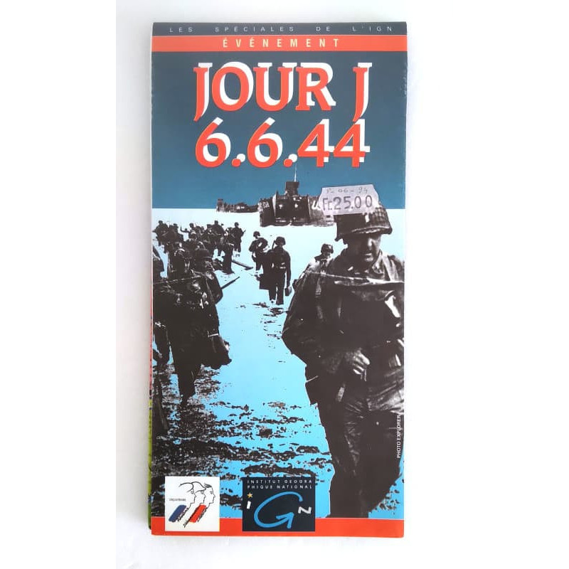 Carte IGN du Jour J 6.6.44