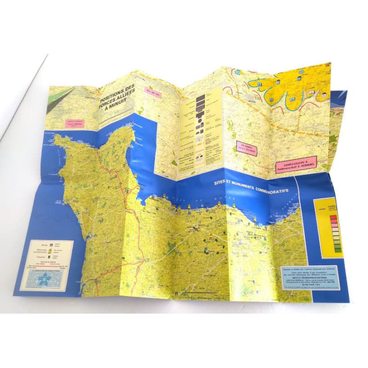 Carte IGN du Jour J 6.6.44