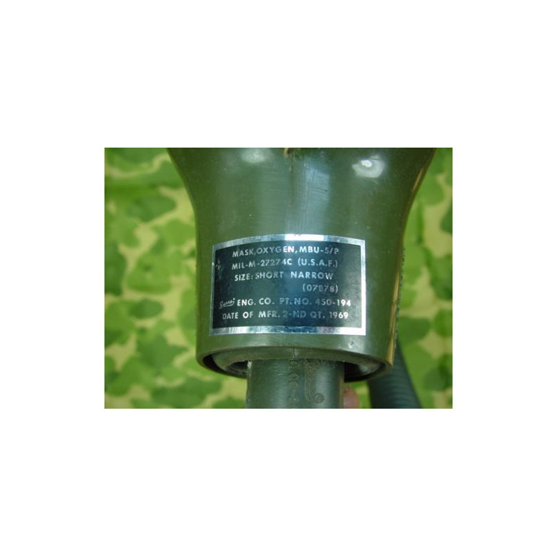 Masque a oxygene pilote 1969