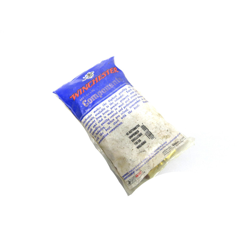 Sachet de 100 douilles neuves  Calibre 45 ACP Winchester 