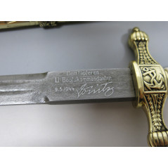 Dague Kriegsmarine U-boots kommandanten Donitz lame damas