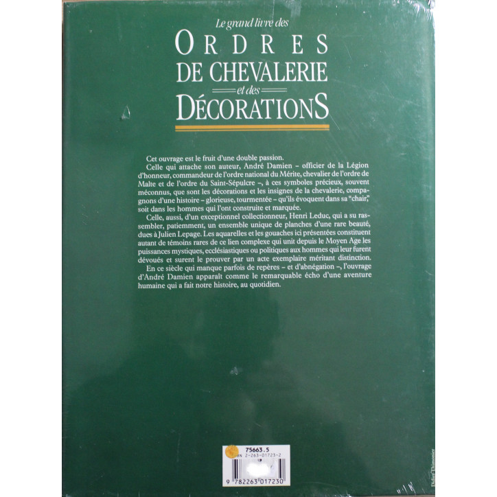 Le grand livre des Ordres de Chevalerie et des décorations de André Damien