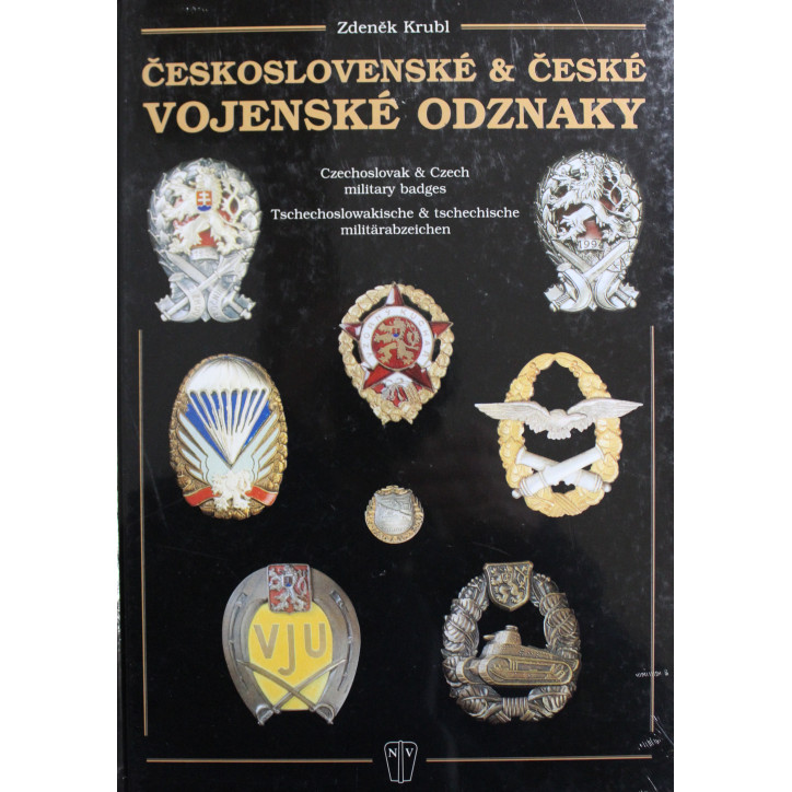 Livre KRUBL Zendek - CEKOSLOVENSKE & CESKE VOJENSKE ODZNAKY