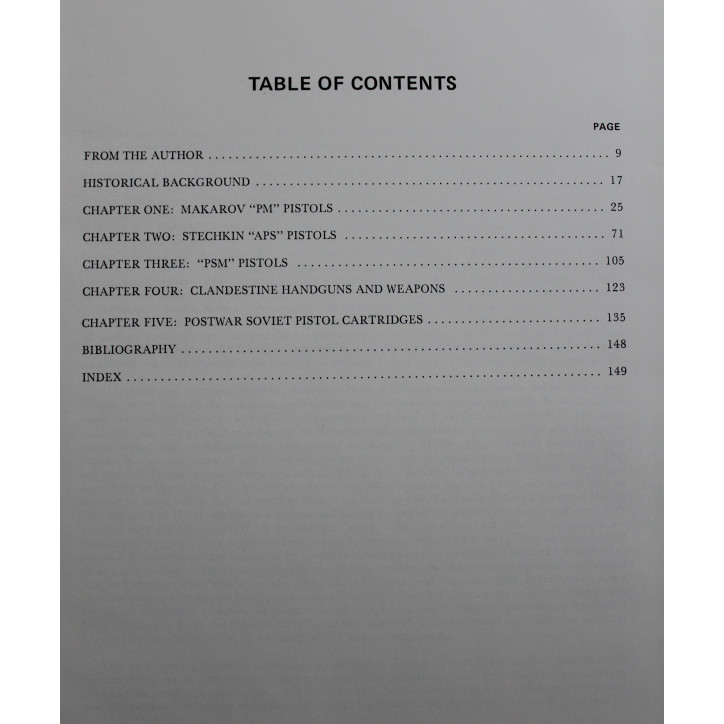 Livre The History and development of Imperial and soviet Russian military small arms and Ammunition 1700 - 1986
