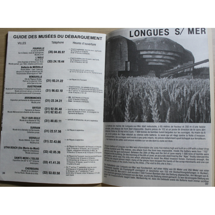 Guide des Musées du débarquement de J. Tanter et M. Chauvet