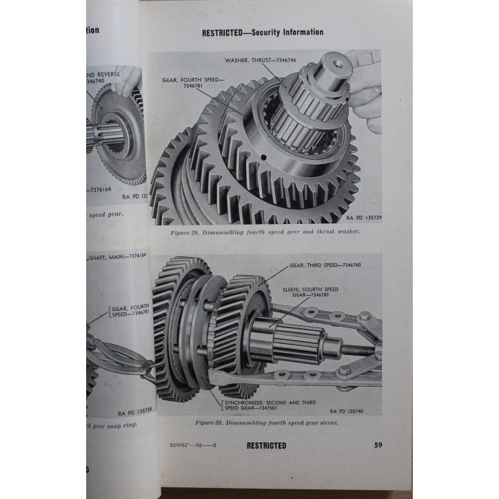 Technical manual TM 9-1837B - Force technical order T0 19-75A-80 de 1952