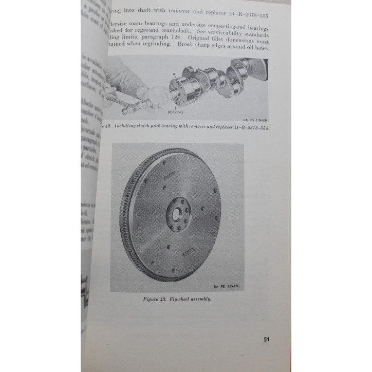 Manual TM9-1819A : Engine and Clutch for 2(1/2)-Ton M34 M36, M47, M49 and M50