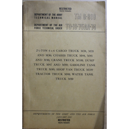 Technical Manual TM 9-819 (Army) and Technical order T0-19-75AA-74 (USAF)