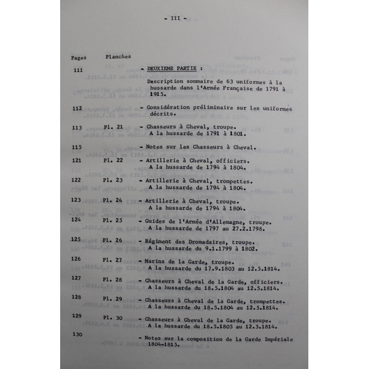 Livre A la hussarde dans l'armée française 1743 - 1915 de Marcel Boulin