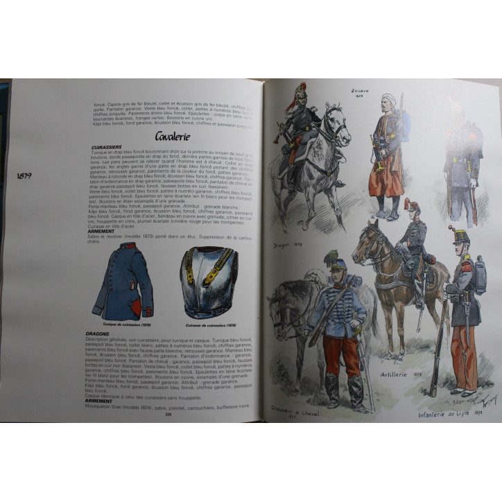 Livre Uniformes des Régiments de France de Alex et Philippe Cart-Tanneur