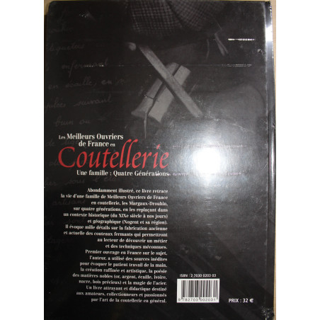 Livre Les meilleurs ouvriers de France en coutellerie de Florence Vidonne