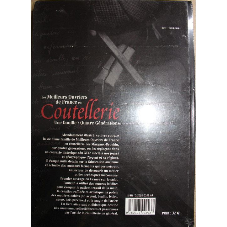 Livre Les meilleurs ouvriers de France en coutellerie de Florence Vidonne