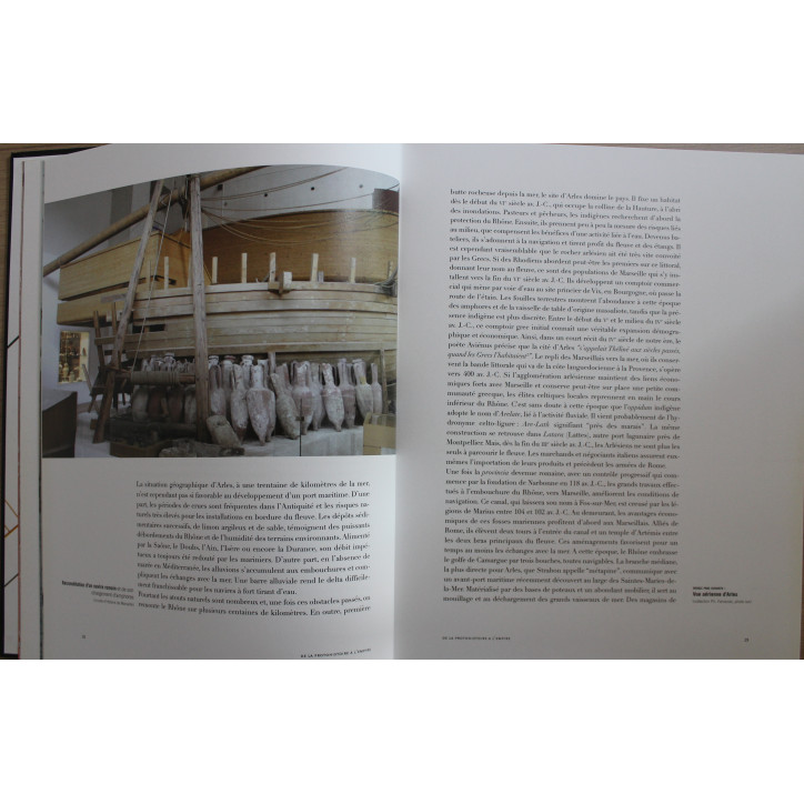 Livre Secrets du Rhône - les secrets archéologiques du fleuve à Arles