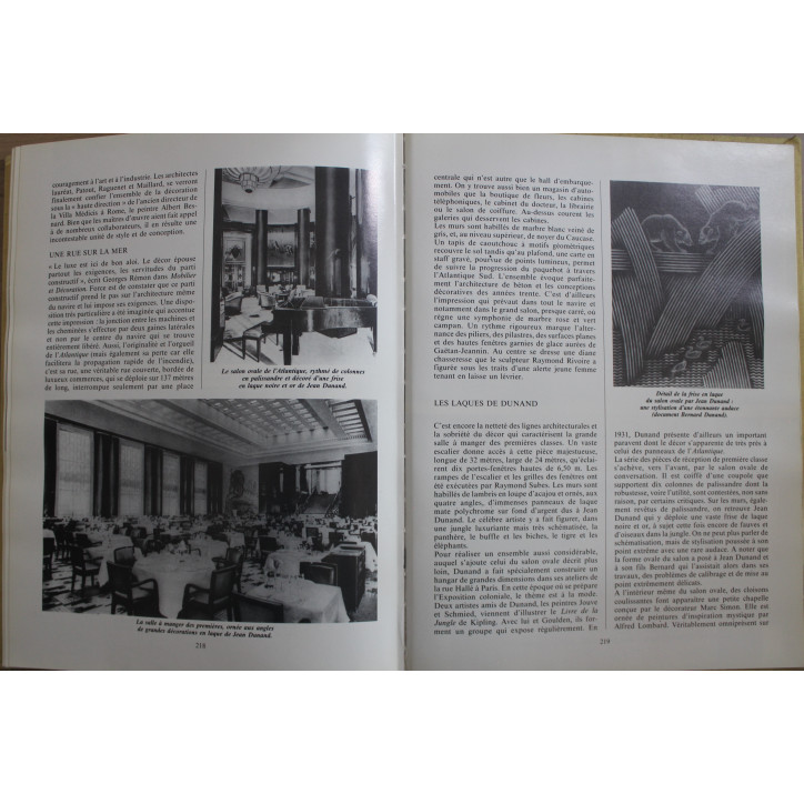 Livre Art Deco : Les maitres du mobilier -  Le décor des paquebots