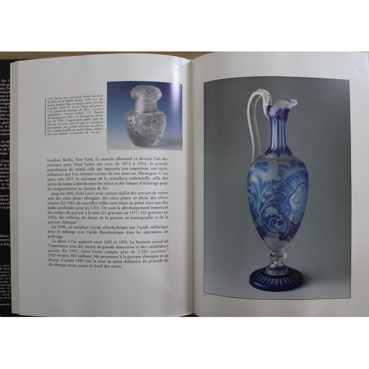 Livre Saint-Louis de l'art du verre à l'art du cristal de 1586 à nos jours