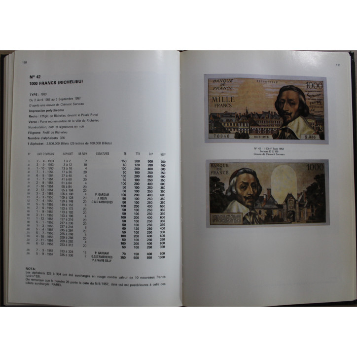 Livre Les Billets français du vingtième siècle de Claude Fayette