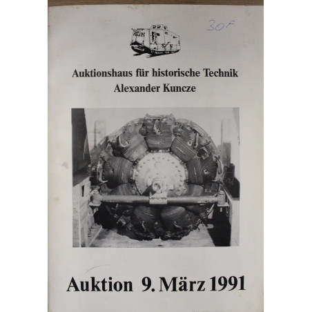 Livre Auktion 9 Marz 1991 fur Historische Technik Alexandre Kuncze