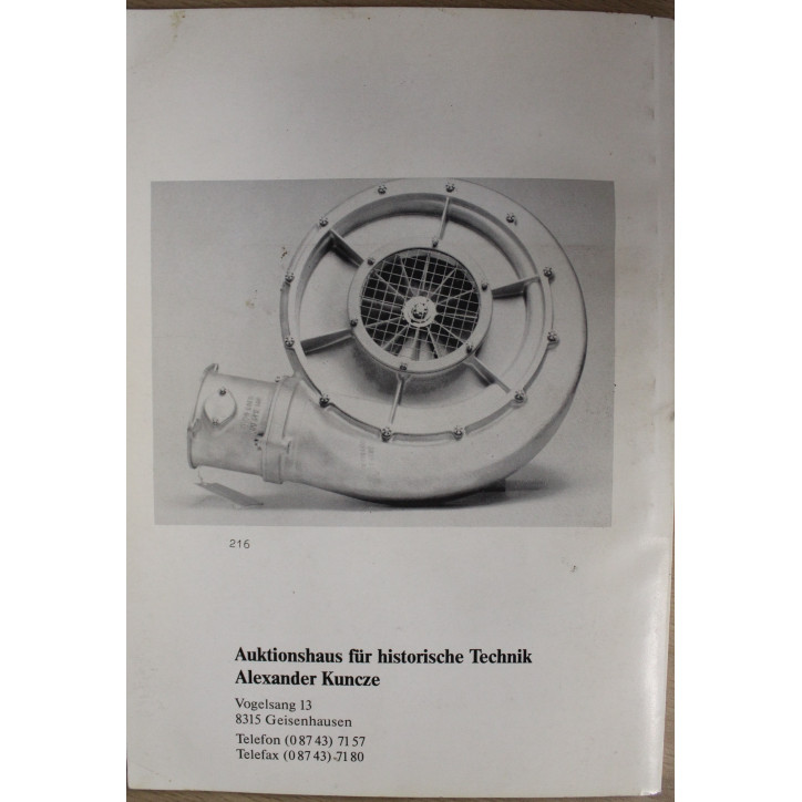 Livre Auktion 9 Marz 1991 fur Historische Technik Alexandre Kuncze