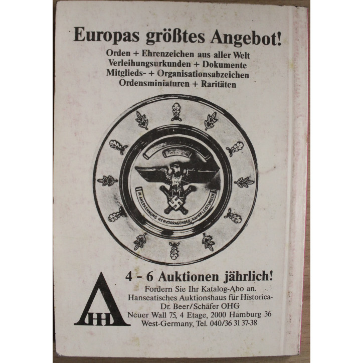 Spezialkatalog 1990-91 : Miniaturauszeichnungen des III. Reiches