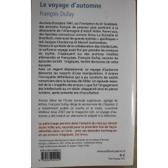 Livre Le voyage d'Automne de François Dufay
