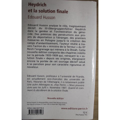 Livre Heydrich et la solution finale de Edouard Husson